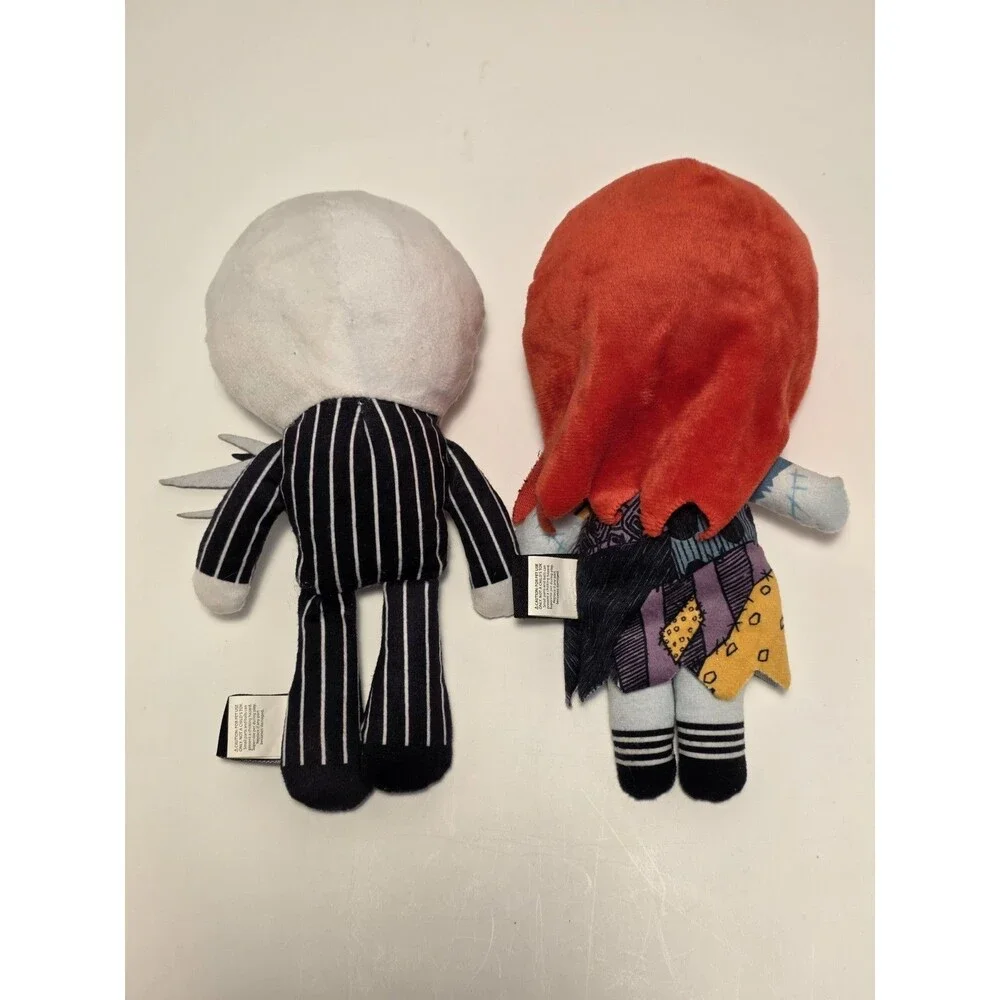 Disney The Nightmare Before Christmas Jack Skellington & Sally Plush Dolls Set